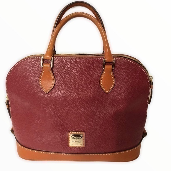 DOONEY & BOURKE burgundy satchel dome tote bag